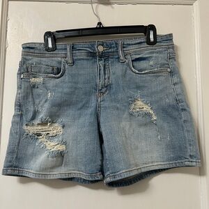 Women’s Pilcro Light Blue Distressed Jean Shorts - Size 27